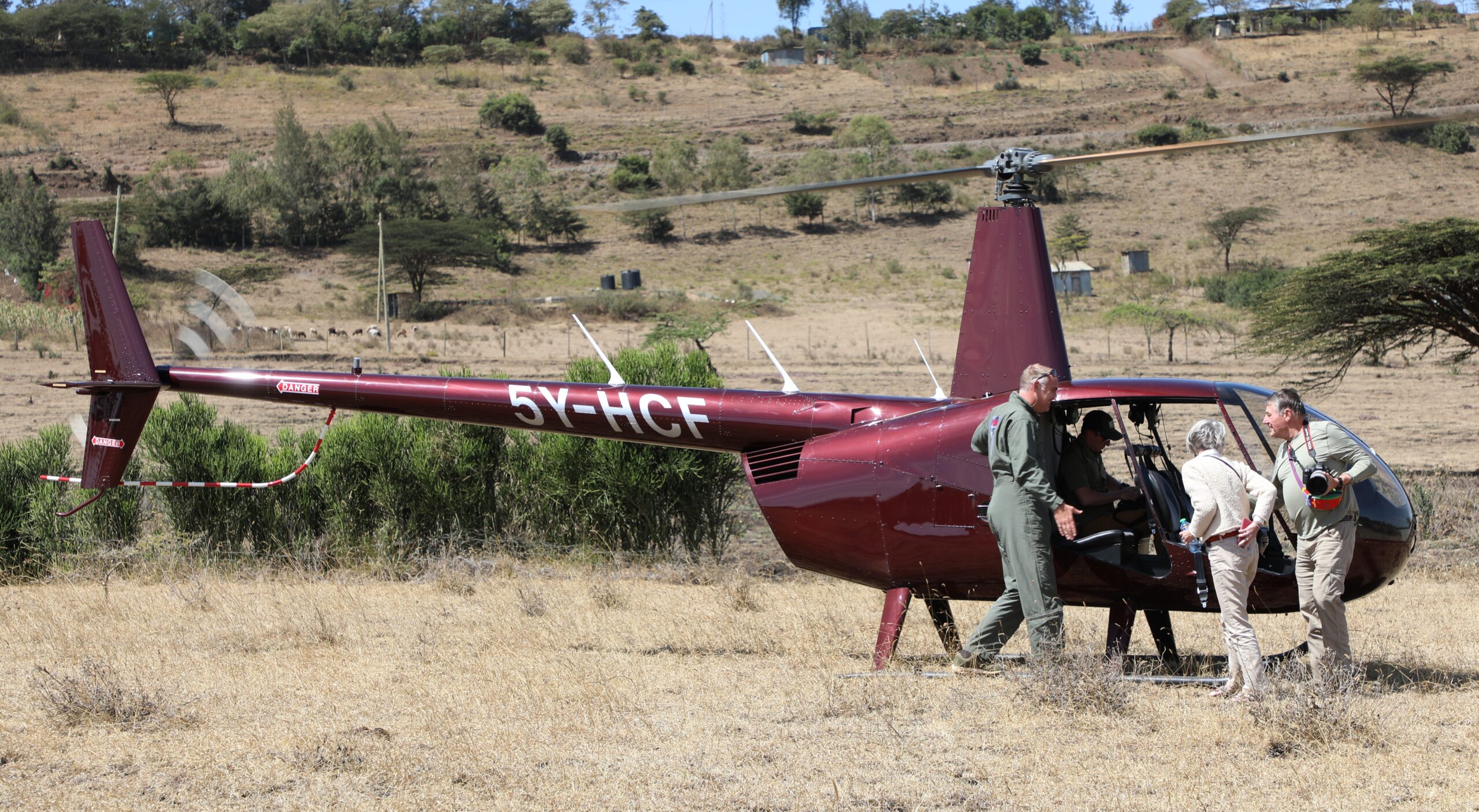 Helicopters and the Maasai